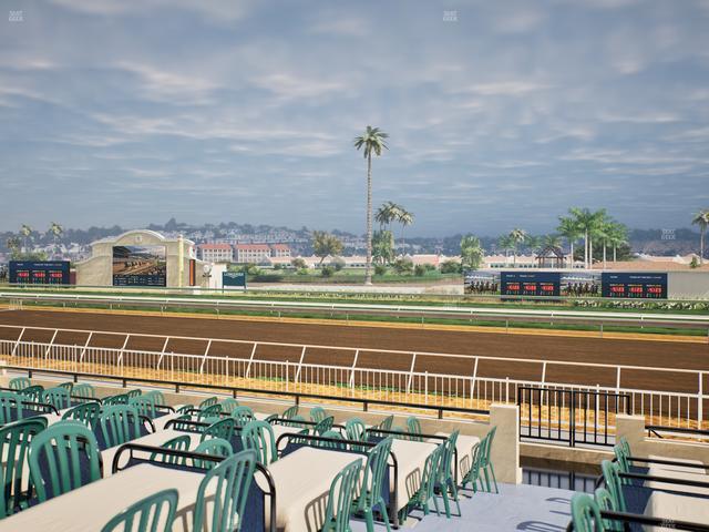 Del Mar Thoroughbred Club - Section Clubhouse Terrace Lvl 2 Tbl 413 Seat View