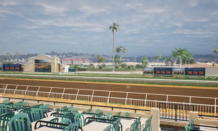 Del Mar Thoroughbred Club - Section Clubhouse Terrace Lvl 2 Tbl 413 Seat View