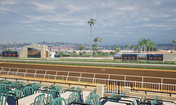 Del Mar Thoroughbred Club - Section Clubhouse Terrace Lvl 2 Tbl 414 Seat View