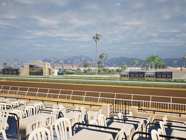 Del Mar Thoroughbred Club - Section Clubhouse Terrace Lvl 2 Tbl 414 Seat View