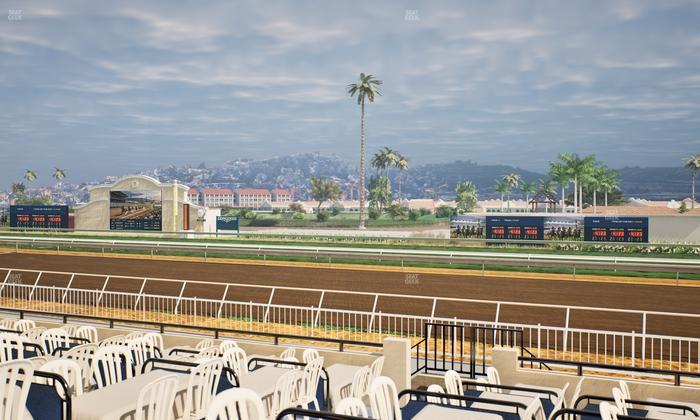 Del Mar Thoroughbred Club - Section Clubhouse Terrace Lvl 2 Tbl 414 Seat View
