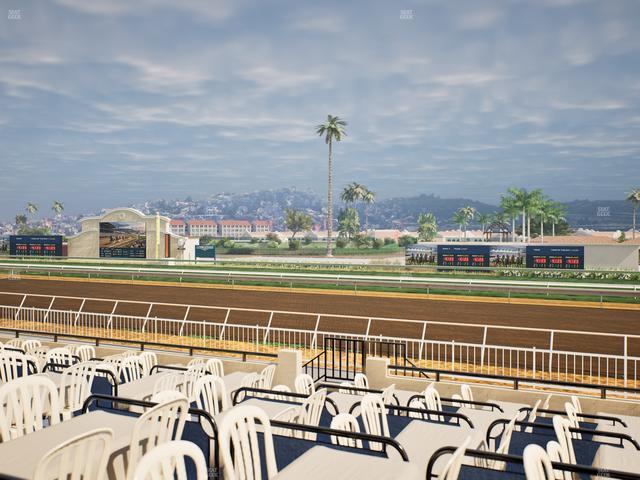 Del Mar Thoroughbred Club - Section Clubhouse Terrace Lvl 2 Tbl 415 Seat View