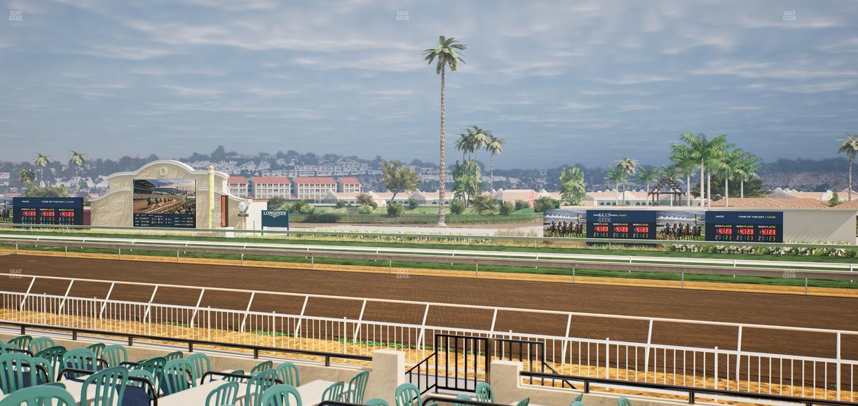 Del Mar Thoroughbred Club - Section Clubhouse Terrace Lvl 2 Tbl 415 Seat View