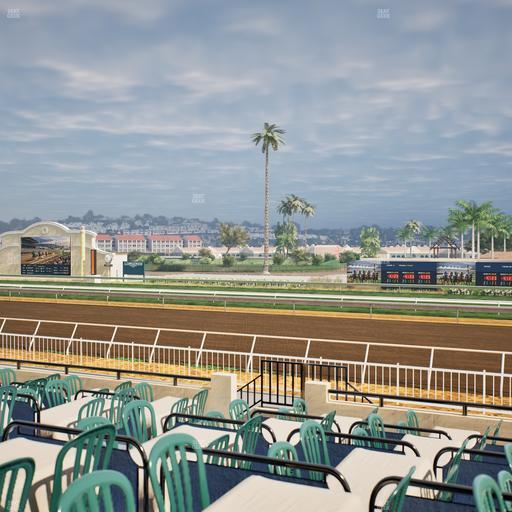 Del Mar Thoroughbred Club - Section Clubhouse Terrace Lvl 2 Tbl 415 Seat View
