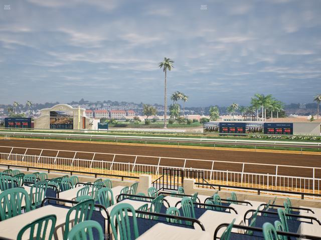 Del Mar Thoroughbred Club - Section Clubhouse Terrace Lvl 2 Tbl 415 Seat View