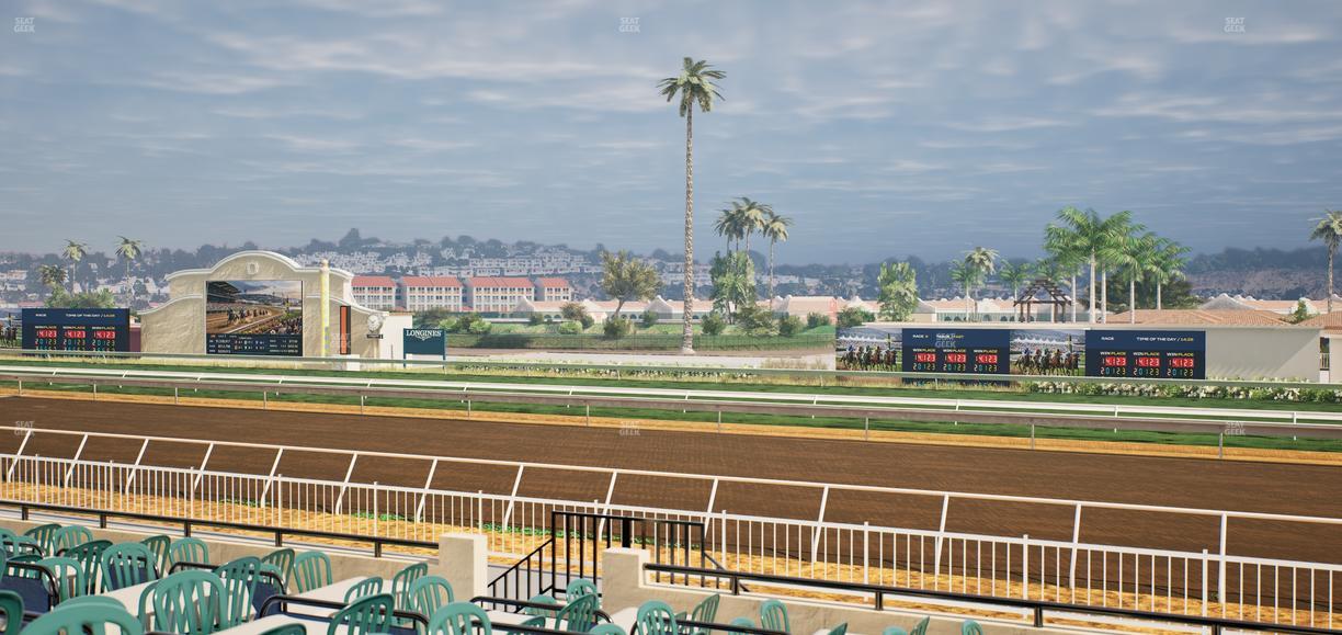Del Mar Thoroughbred Club - Section Clubhouse Terrace Lvl 2 Tbl 416 Seat View