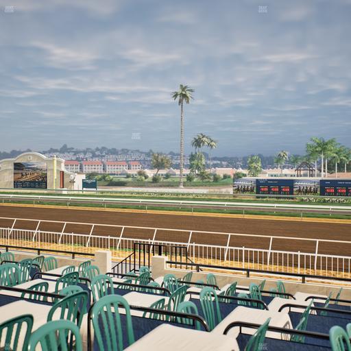 Del Mar Thoroughbred Club - Section Clubhouse Terrace Lvl 2 Tbl 416 Seat View