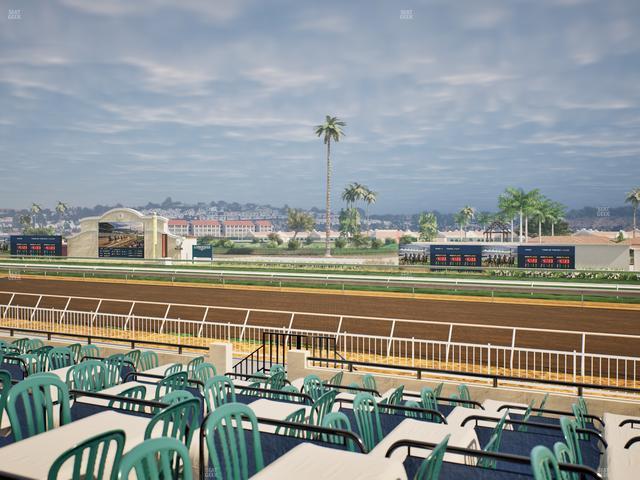 Del Mar Thoroughbred Club - Section Clubhouse Terrace Lvl 2 Tbl 416 Seat View