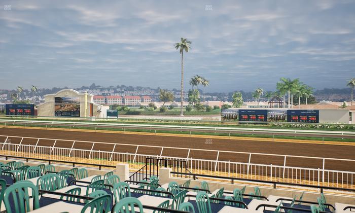 Del Mar Thoroughbred Club - Section Clubhouse Terrace Lvl 2 Tbl 416 Seat View