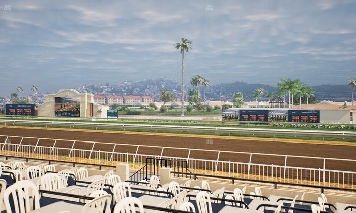 Del Mar Thoroughbred Club - Section Clubhouse Terrace Lvl 2 Tbl 416 Seat View