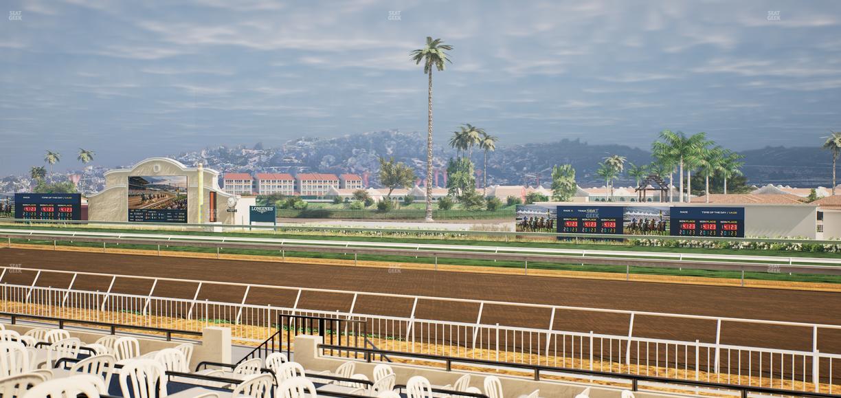 Del Mar Thoroughbred Club - Section Clubhouse Terrace Lvl 2 Tbl 417 Seat View