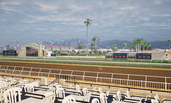 Del Mar Thoroughbred Club - Section Clubhouse Terrace Lvl 2 Tbl 417 Seat View