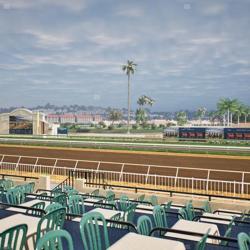 Del Mar Thoroughbred Club - Section Clubhouse Terrace Lvl 2 Tbl 417 Seat View