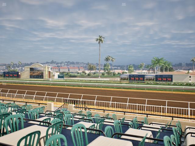 Del Mar Thoroughbred Club - Section Clubhouse Terrace Lvl 2 Tbl 417 Seat View