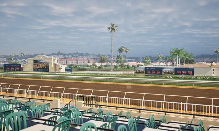Del Mar Thoroughbred Club - Section Clubhouse Terrace Lvl 2 Tbl 417 Seat View