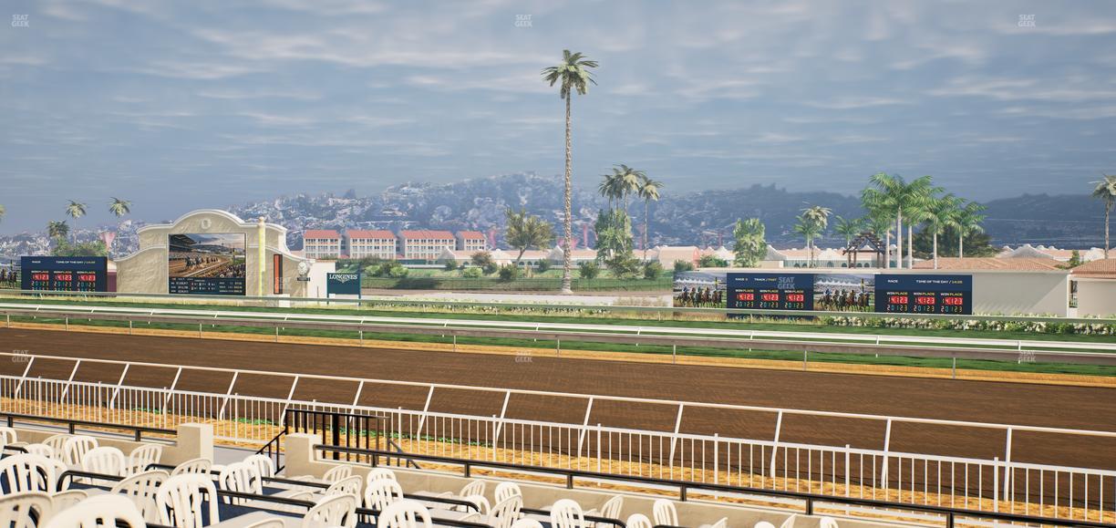 Del Mar Thoroughbred Club - Section Clubhouse Terrace Lvl 2 Tbl 418 Seat View