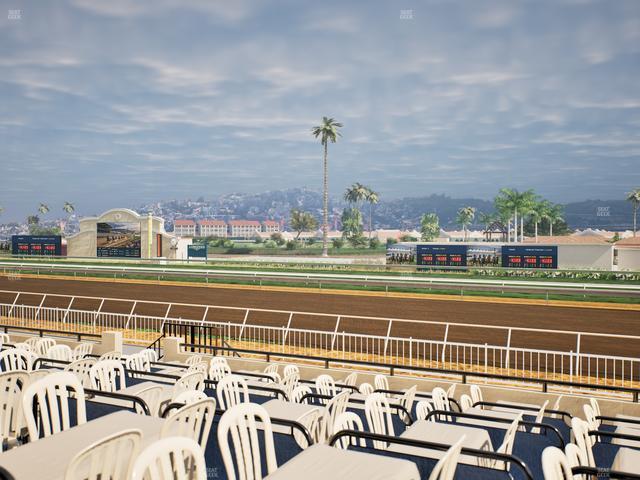 Del Mar Thoroughbred Club - Section Clubhouse Terrace Lvl 2 Tbl 418 Seat View