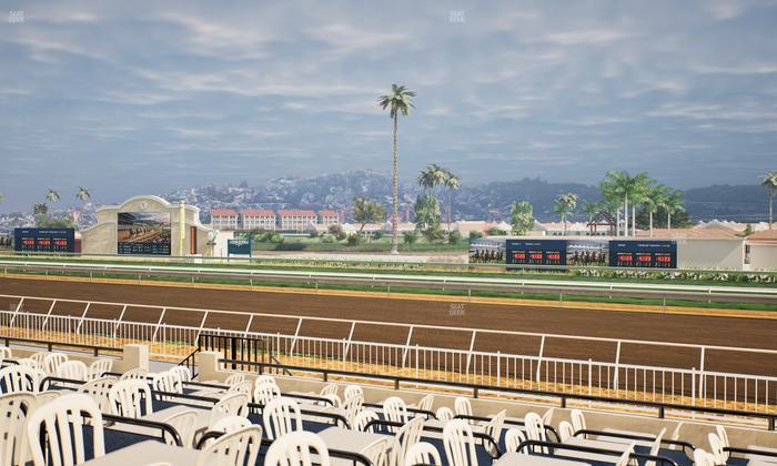 Del Mar Thoroughbred Club - Section Clubhouse Terrace Lvl 2 Tbl 418 Seat View