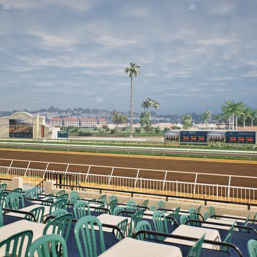 Del Mar Thoroughbred Club - Section Clubhouse Terrace Lvl 2 Tbl 418 Seat View