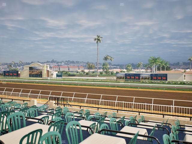 Del Mar Thoroughbred Club - Section Clubhouse Terrace Lvl 2 Tbl 418 Seat View