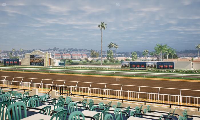 Del Mar Thoroughbred Club - Section Clubhouse Terrace Lvl 2 Tbl 418 Seat View