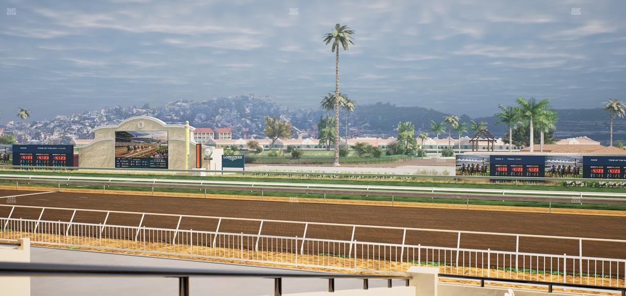 Del Mar Thoroughbred Club - Section Clubhouse Terrace Lvl 2 Tbl 507 Seat View