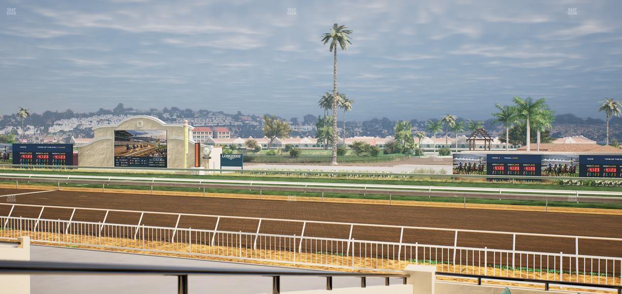 Del Mar Thoroughbred Club - Section Clubhouse Terrace Lvl 2 Tbl 507 Seat View