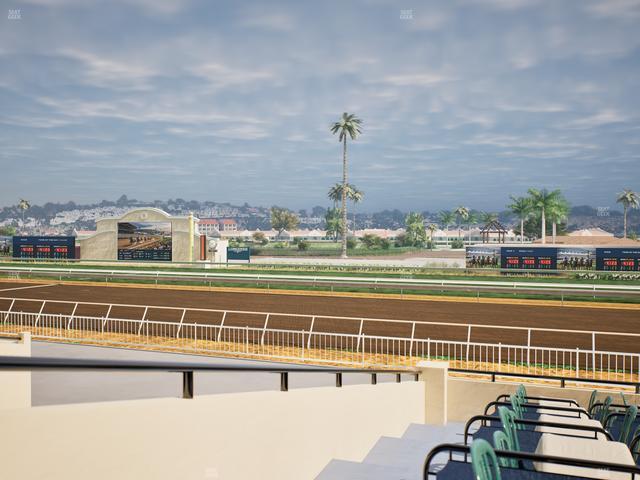 Del Mar Thoroughbred Club - Section Clubhouse Terrace Lvl 2 Tbl 507 Seat View