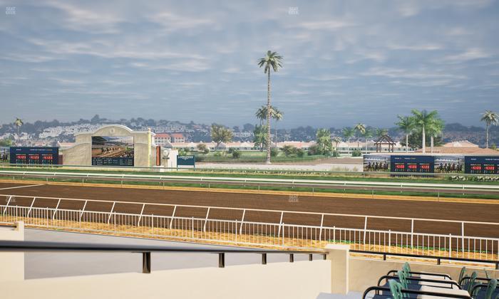 Del Mar Thoroughbred Club - Section Clubhouse Terrace Lvl 2 Tbl 507 Seat View