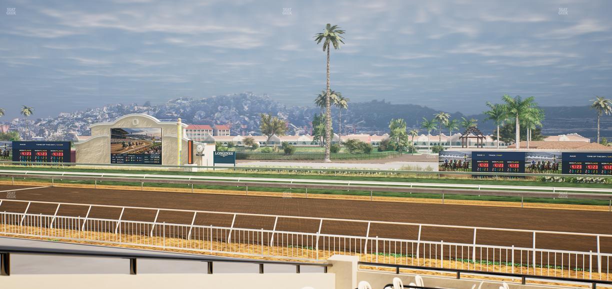 Del Mar Thoroughbred Club - Section Clubhouse Terrace Lvl 2 Tbl 508 Seat View