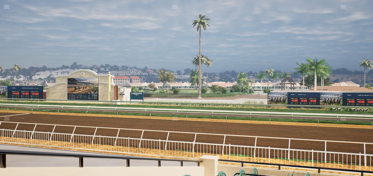 Del Mar Thoroughbred Club - Section Clubhouse Terrace Lvl 2 Tbl 508 Seat View