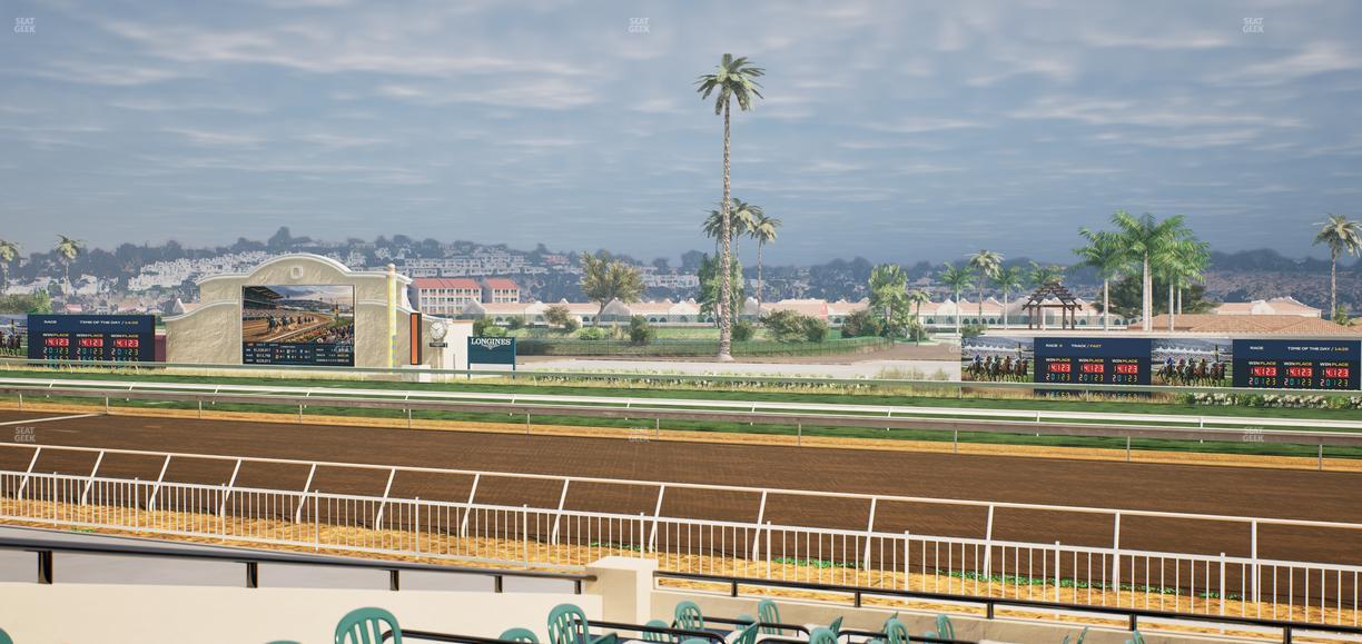 Del Mar Thoroughbred Club - Section Clubhouse Terrace Lvl 2 Tbl 509 Seat View