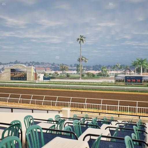 Del Mar Thoroughbred Club - Section Clubhouse Terrace Lvl 2 Tbl 509 Seat View