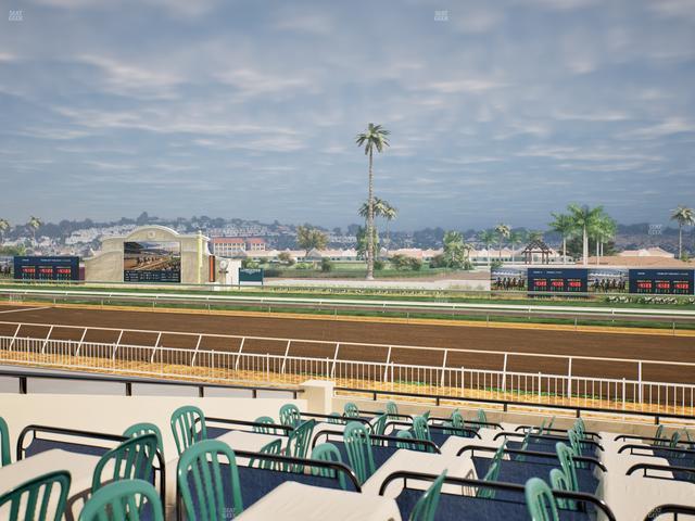 Del Mar Thoroughbred Club - Section Clubhouse Terrace Lvl 2 Tbl 509 Seat View