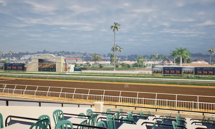 Del Mar Thoroughbred Club - Section Clubhouse Terrace Lvl 2 Tbl 509 Seat View