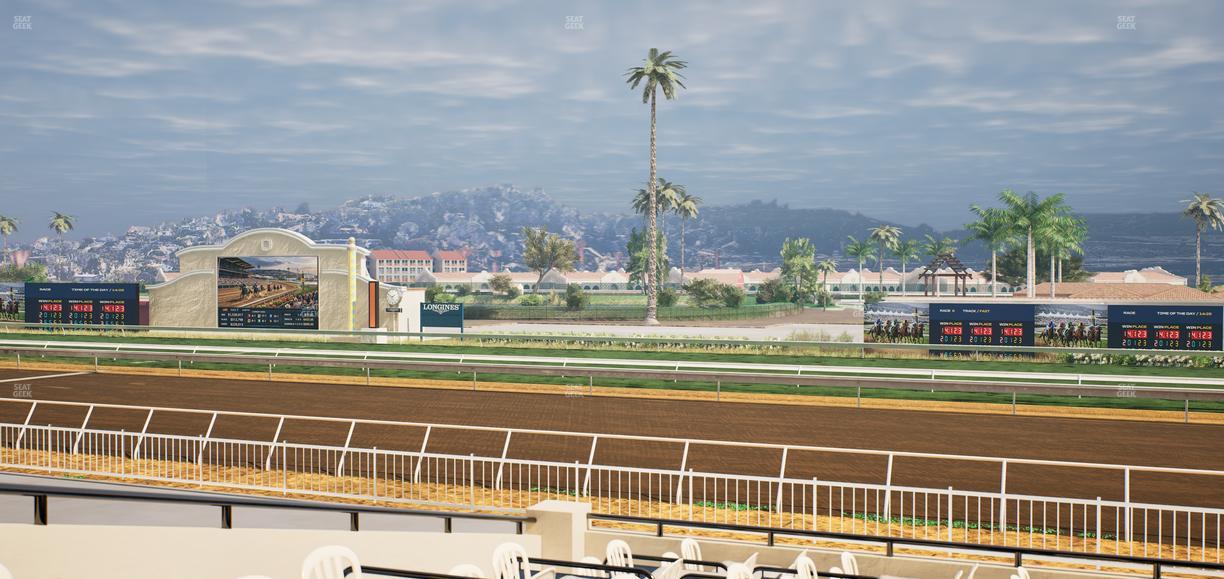 Del Mar Thoroughbred Club - Section Clubhouse Terrace Lvl 2 Tbl 509 Seat View