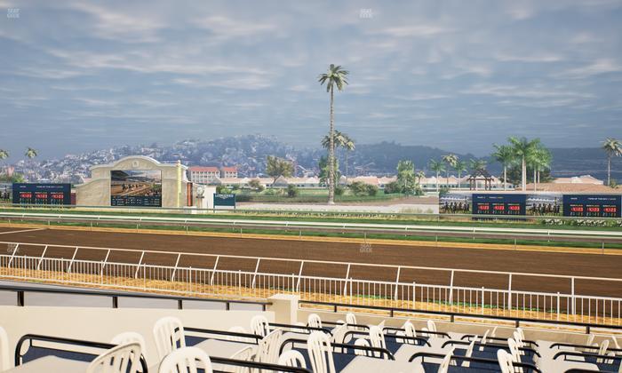 Del Mar Thoroughbred Club - Section Clubhouse Terrace Lvl 2 Tbl 509 Seat View