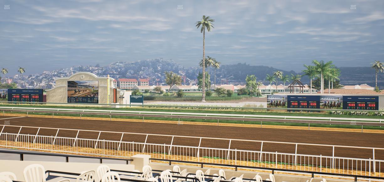 Del Mar Thoroughbred Club - Section Clubhouse Terrace Lvl 2 Tbl 510 Seat View
