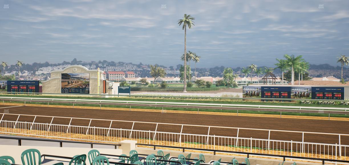 Del Mar Thoroughbred Club - Section Clubhouse Terrace Lvl 2 Tbl 510 Seat View