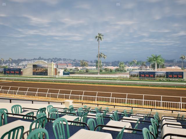 Del Mar Thoroughbred Club - Section Clubhouse Terrace Lvl 2 Tbl 510 Seat View
