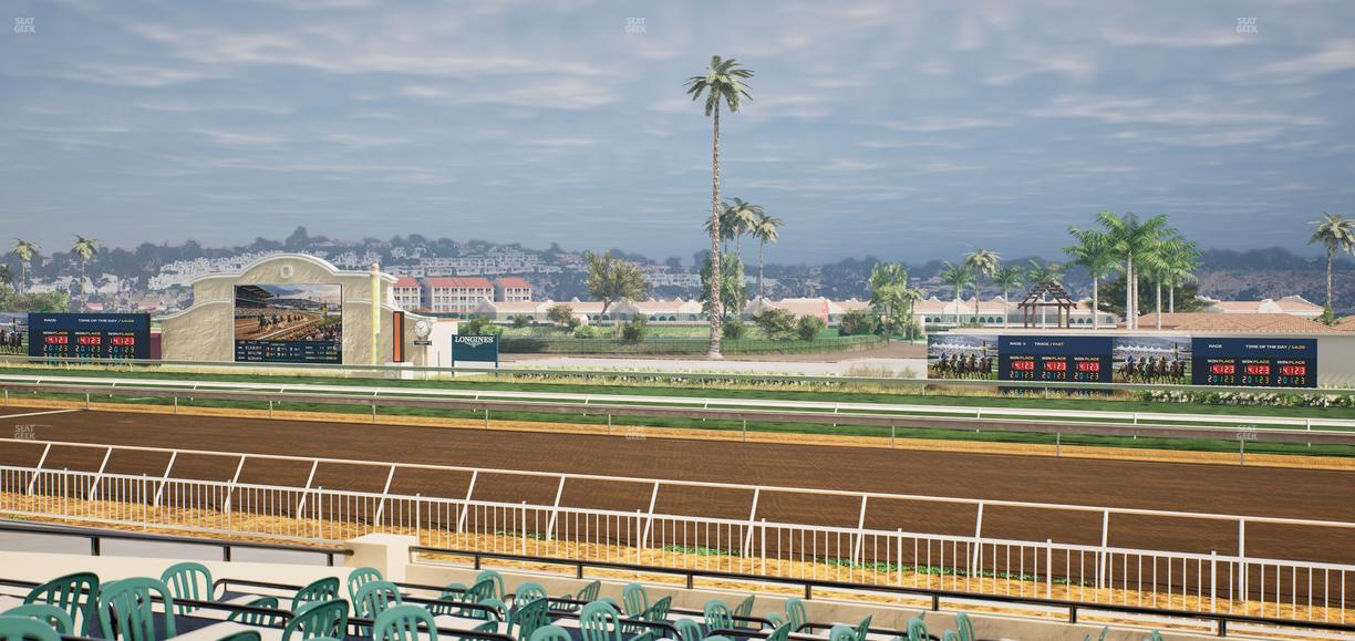 Del Mar Thoroughbred Club - Section Clubhouse Terrace Lvl 2 Tbl 511 Seat View
