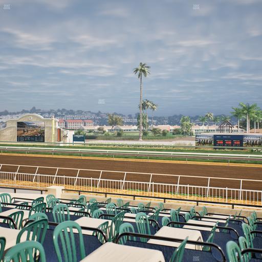Del Mar Thoroughbred Club - Section Clubhouse Terrace Lvl 2 Tbl 511 Seat View