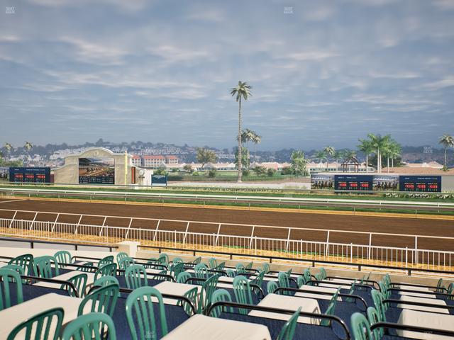 Del Mar Thoroughbred Club - Section Clubhouse Terrace Lvl 2 Tbl 511 Seat View