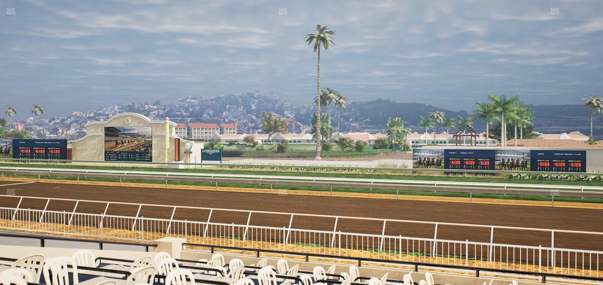 Del Mar Thoroughbred Club - Section Clubhouse Terrace Lvl 2 Tbl 511 Seat View
