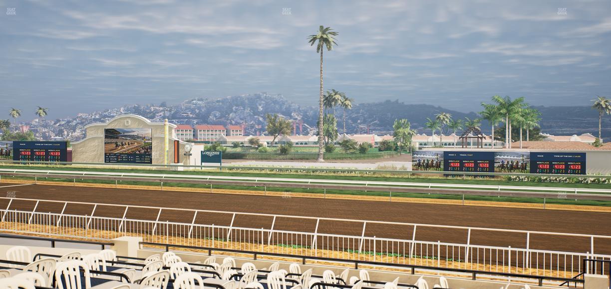 Del Mar Thoroughbred Club - Section Clubhouse Terrace Lvl 2 Tbl 512 Seat View