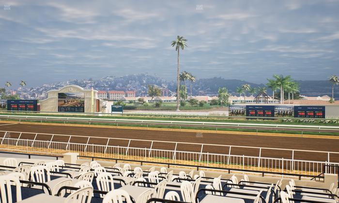 Del Mar Thoroughbred Club - Section Clubhouse Terrace Lvl 2 Tbl 512 Seat View