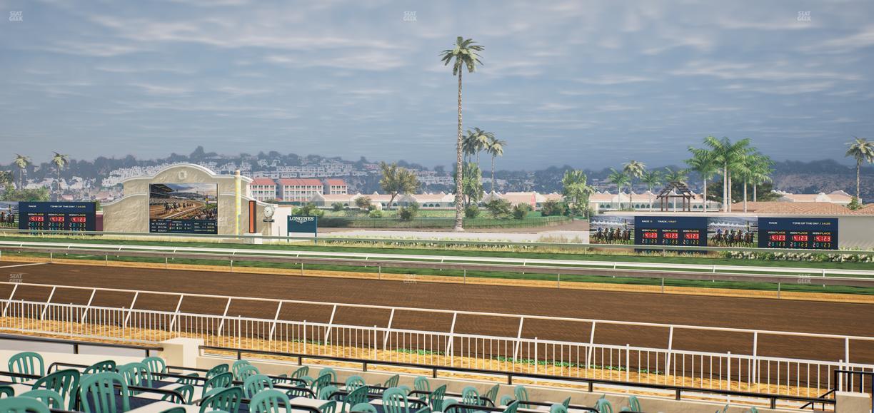 Del Mar Thoroughbred Club - Section Clubhouse Terrace Lvl 2 Tbl 512 Seat View