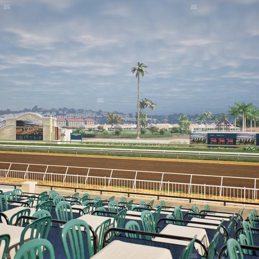 Del Mar Thoroughbred Club - Section Clubhouse Terrace Lvl 2 Tbl 512 Seat View