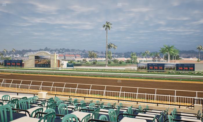 Del Mar Thoroughbred Club - Section Clubhouse Terrace Lvl 2 Tbl 512 Seat View