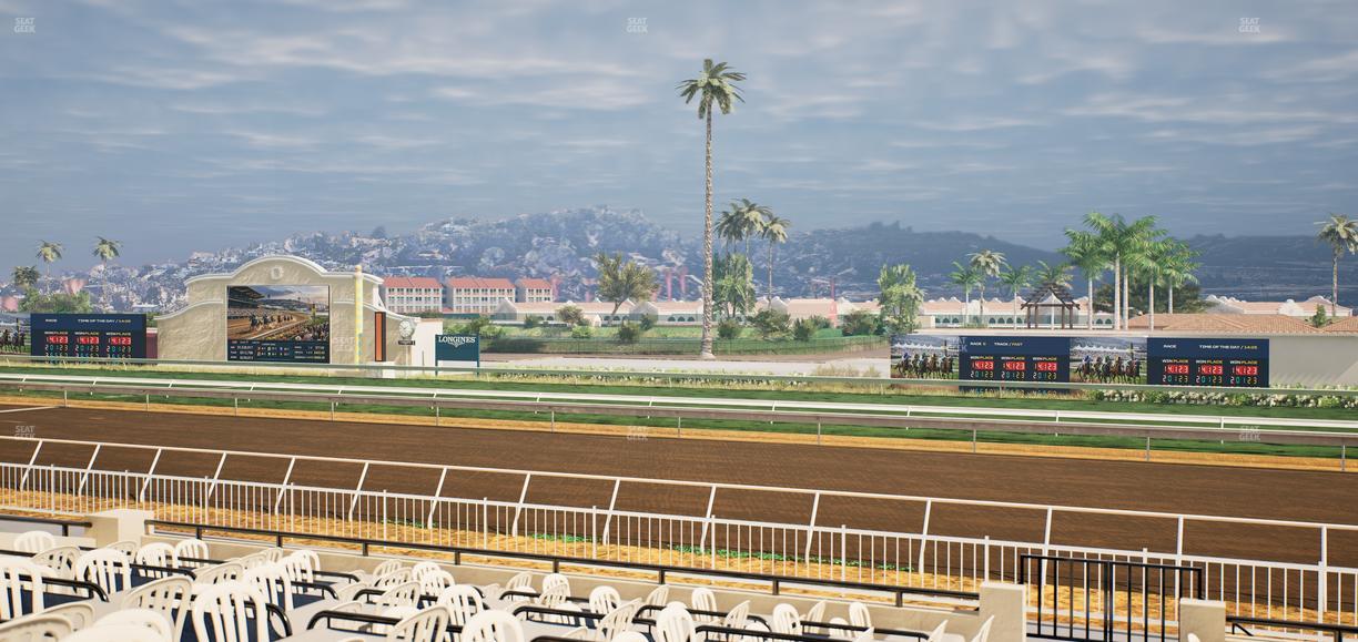 Del Mar Thoroughbred Club - Section Clubhouse Terrace Lvl 2 Tbl 513 Seat View